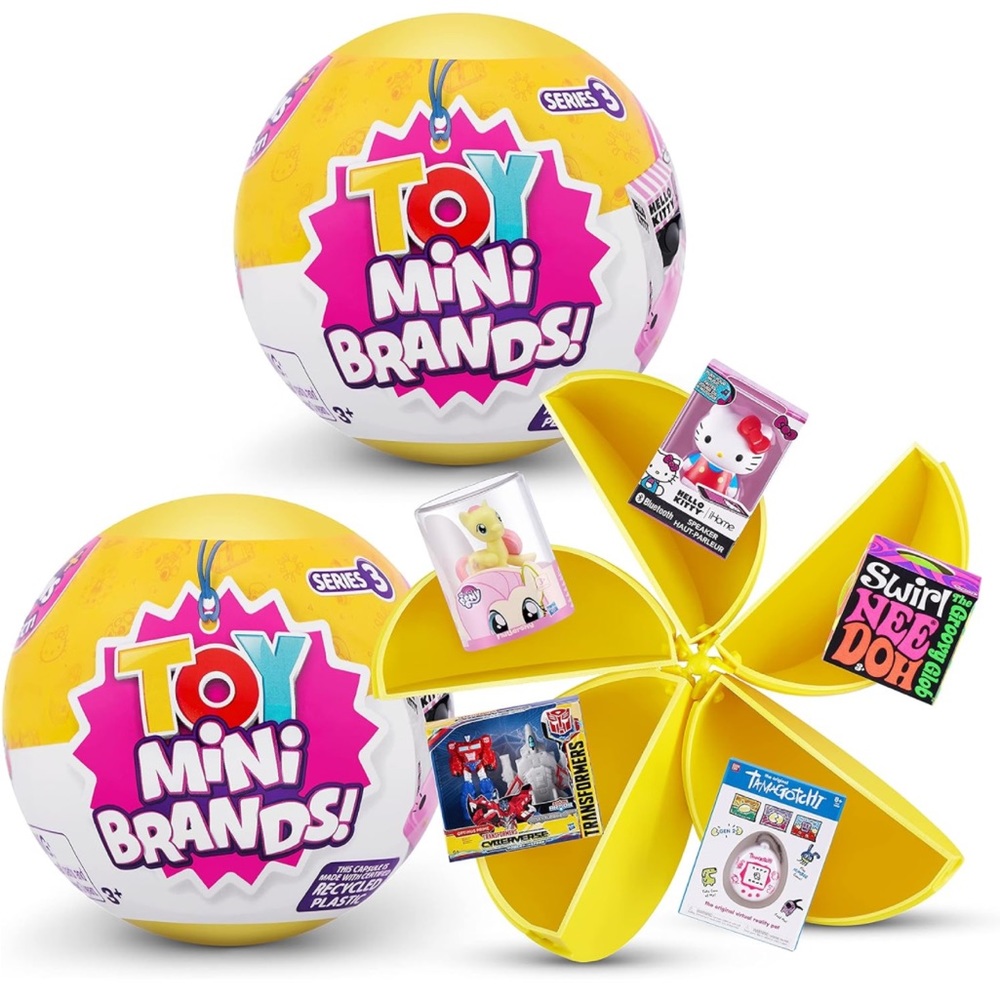 New! 4 pack Toy mini brands series 3 Hello Kitty